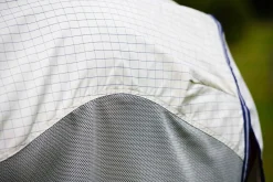 Horseware Ireland Amigo Airflow insektsbeskyttelse dekken - Check/Atlantic Blu< Insektsdekken