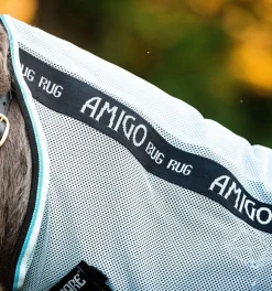 Horseware Ireland Amigo Petite Bug Rug - AzureBlue/Black< Insektsdekken