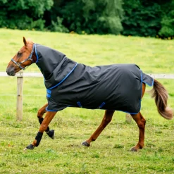 Horseware Ireland Amigo Ripstop 900D Plus 100g - Black/Classic Blue< Regndekken