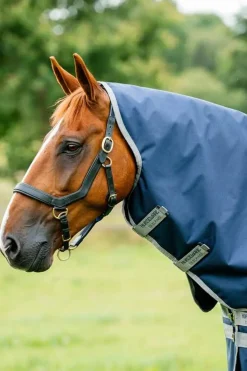 Horseware Ireland Amigo Ripstop 900D Plus 100g - Navy/Titanium Grey< Regndekken