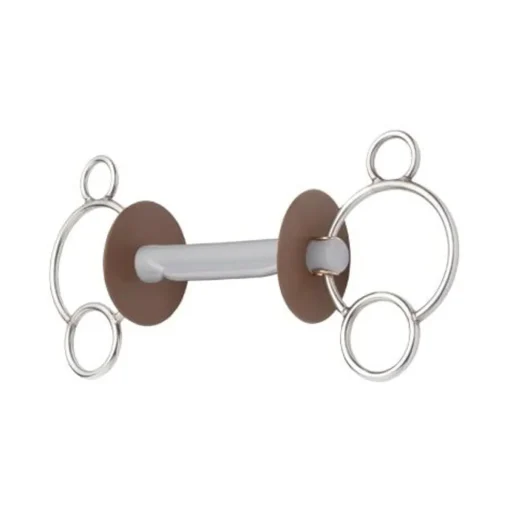 Beris 3 rings Kombinasjonsbitt m/ Butterfly munndel< Kombinasjonsbitt