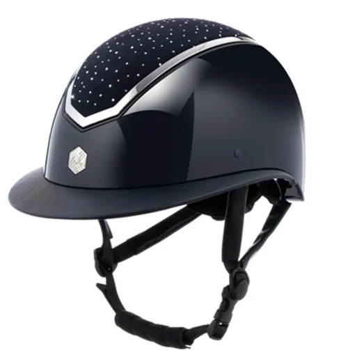 Charles Owen Kylo Wide Peak Glossy Crystal< Ridehjelm