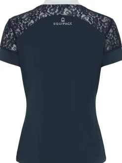 Equipage Brooke kortermet stevneskjorte Navy< Stevneskjorter