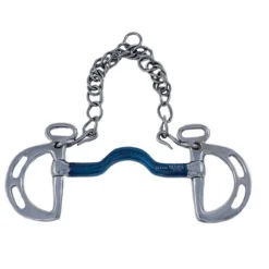 Harmony kimblewick med port og Blue Steel munndel - 12mm tykkels< Spesialbitt