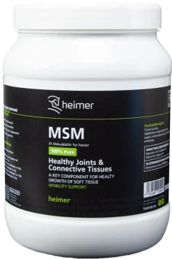 Heimer MSM - 1kg< Tilskudd Til Ledd/muskler/sener