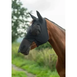 HKM Elastisk Fluemaske m/nesebeskytter - Flere farger< Fluemasker