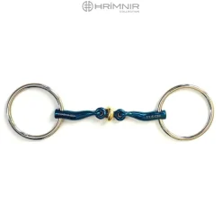 Hrimnir Fjóla Titan, tredelt trinsebitt 12 mm< Islandshest Bitt