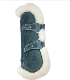 Kentucky Vegan Sheepskin Tendon Boots Bamboo Elastic Velvet -Fle< Belegg