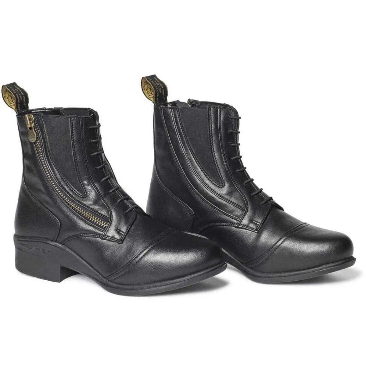 Mountain Horse Veganza Ridesko med Glidelås i siden -< Ridesko