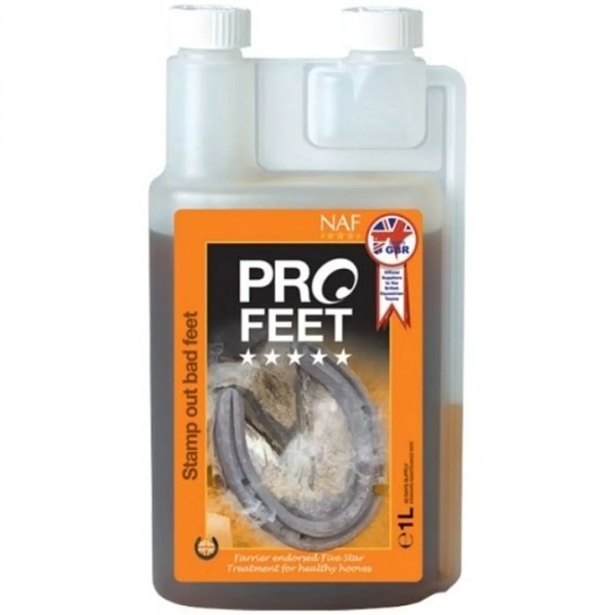 NAF ProFeet Liquid- 1 L< Tilskudd Til Hud/pels & Hov