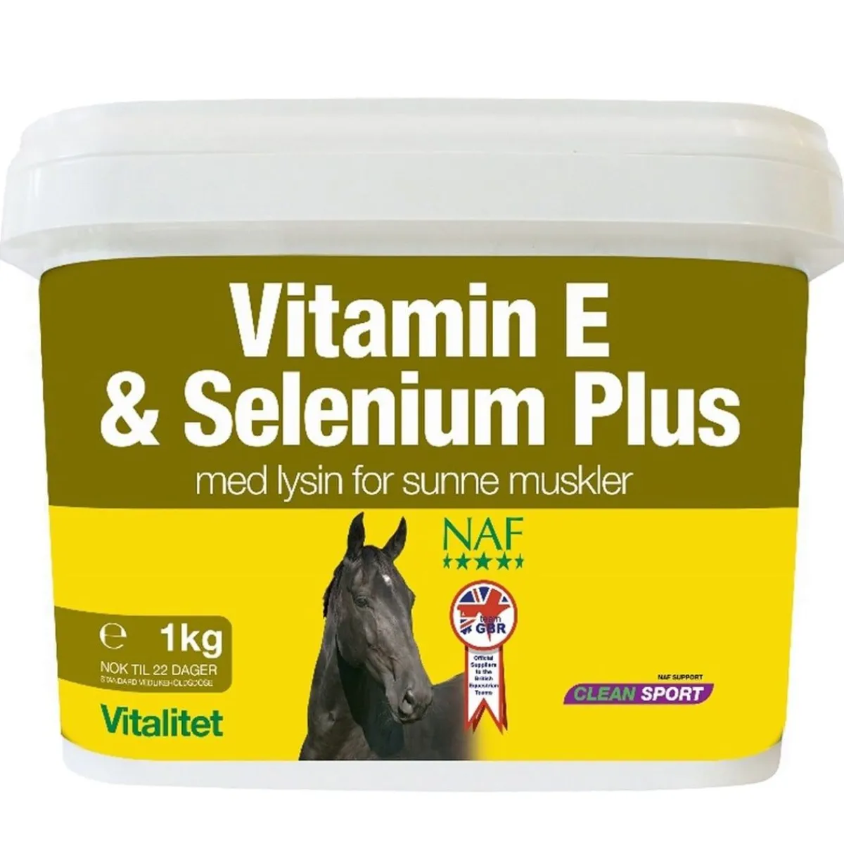NAF Vitamin E & Selenium Plus -1kg< Tilskudd Til Ledd/muskler/sener