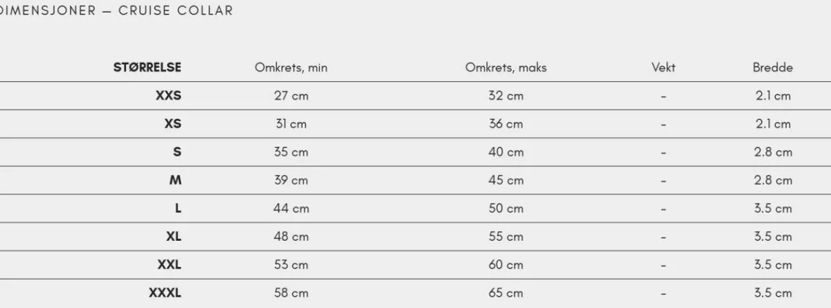 Non-stop Dogwear Cruise Collar -< Hund