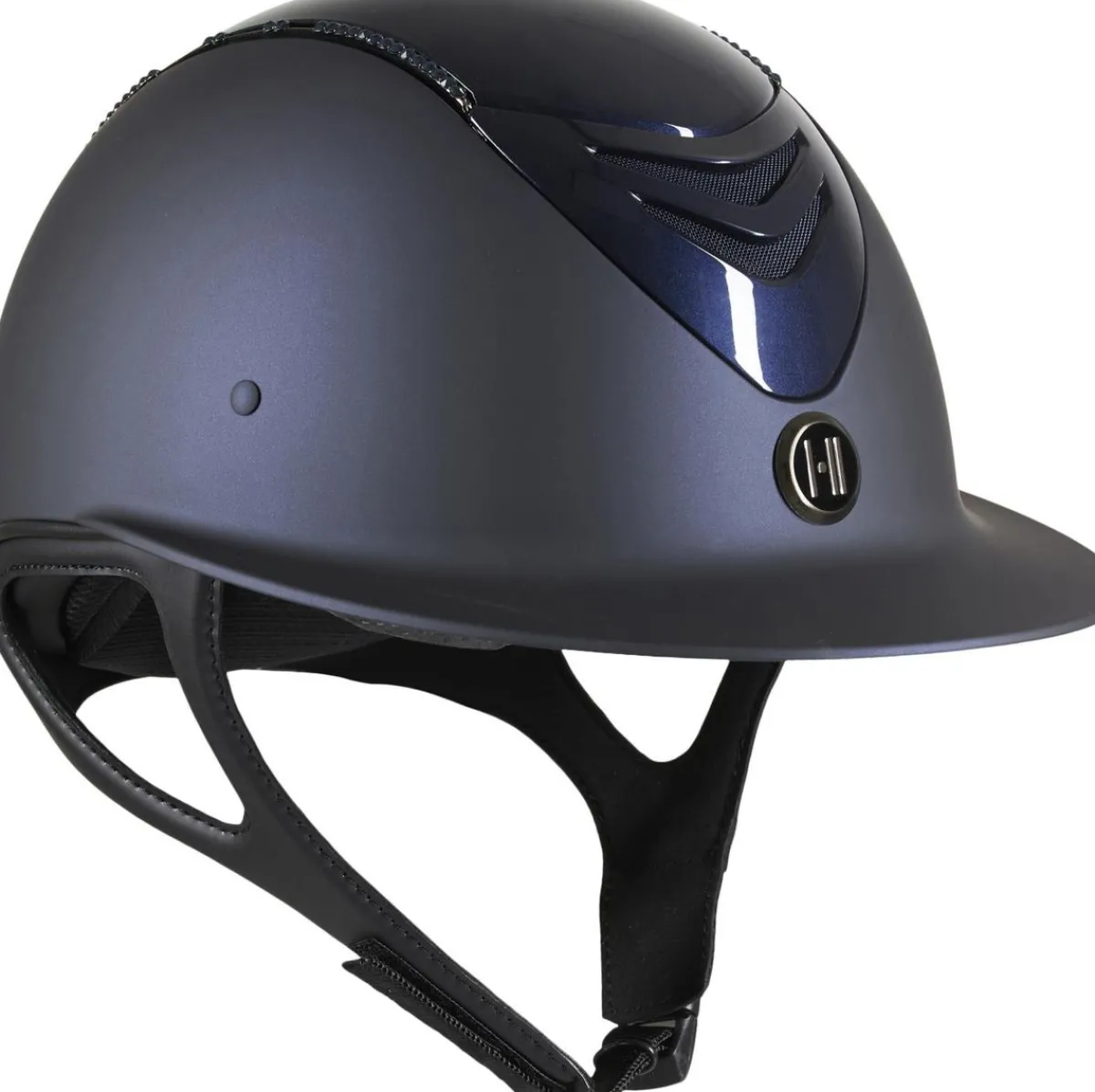 OneK Avance Matt Glossy Top Swarovski< Ridehjelm