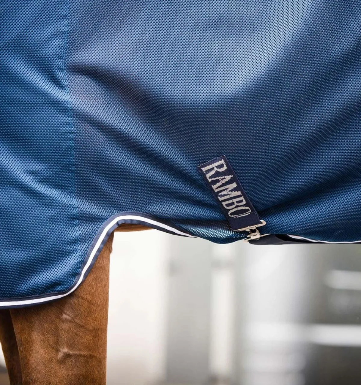 Horseware Ireland Rambo Transportdekken 50gram - Navy/Silver< Svettedekken