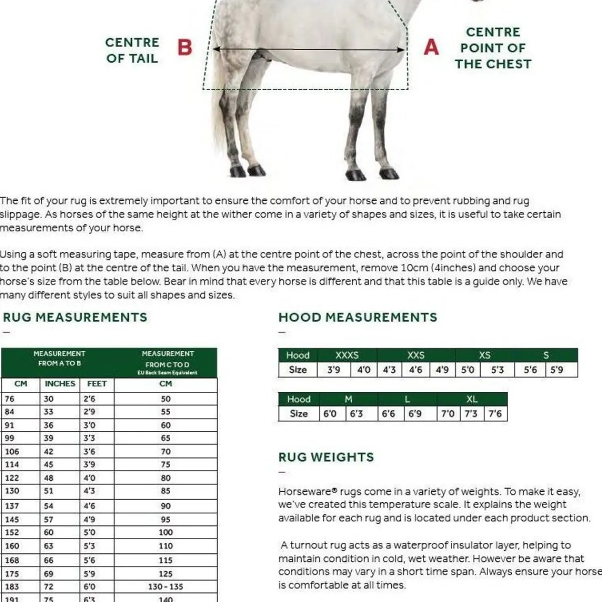 Horseware Ireland Rhino Plus Hexstop - 250gr< Regndekken