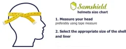 Samshield Miss Shield 2.0 Glossy Crystal Leaf< Ridehjelm