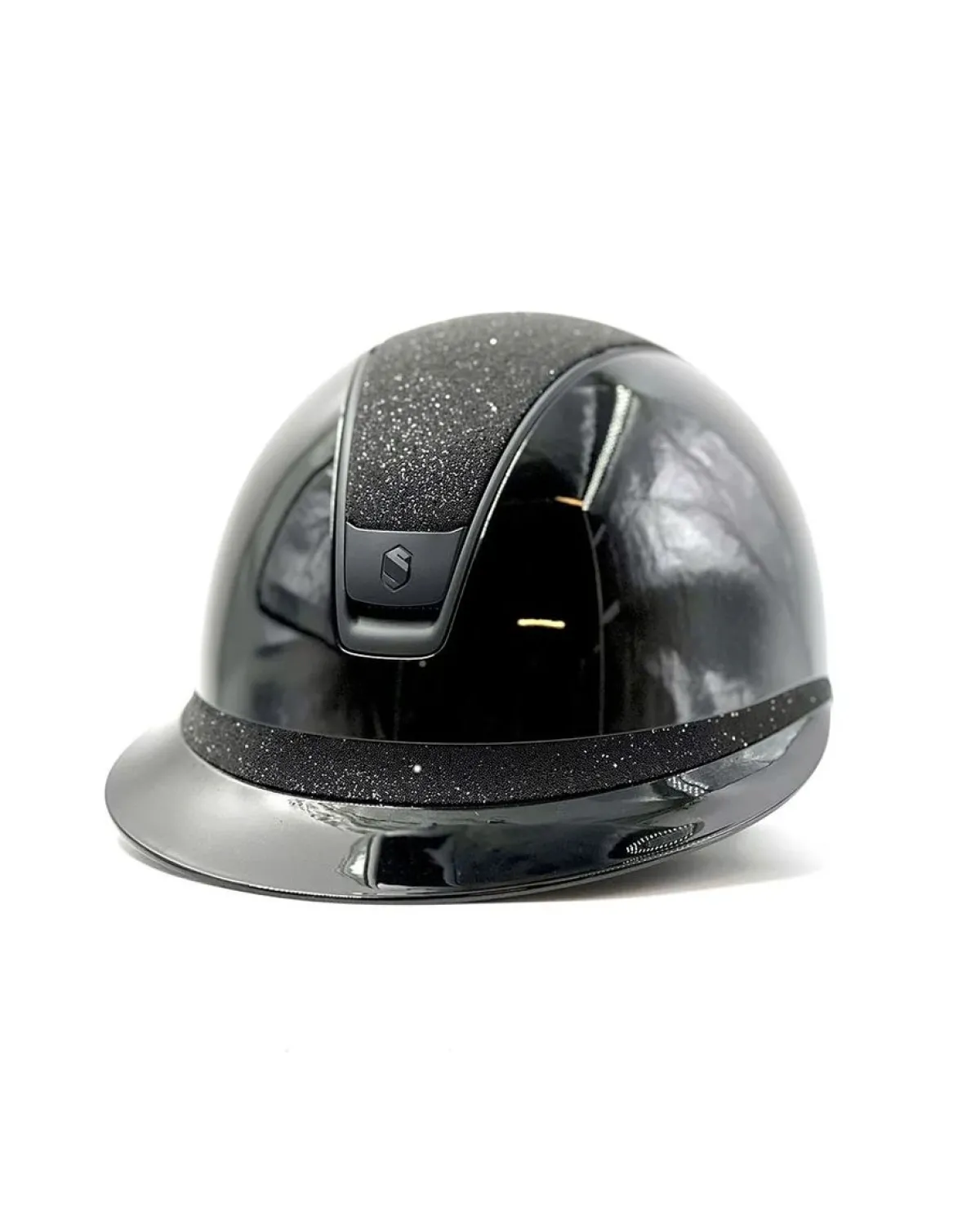 Samshield Miss Shield 2.0 Glossy Crystal Fabric Matt Black< Ridehjelm