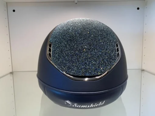 Samshield Miss Shield 2.0 Shadowmatt Crystal Fabric Ocean Depth< Ridehjelm