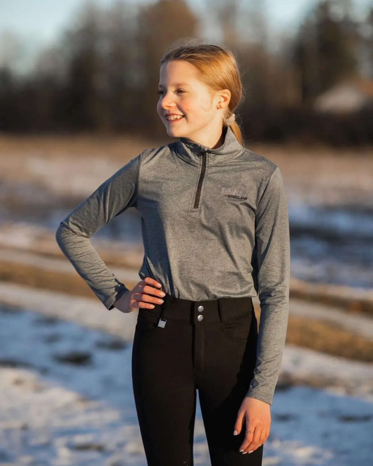 Skoies Crown ridebukse knesilikon junior -< Ridebukser Til Barn Og Junior