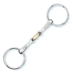 Stubben tredelt trinsebitt m/kobber midtstykke< Trinsebitt