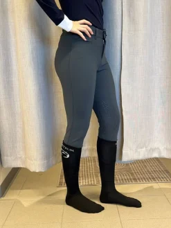 Vestrum Syracuse Ridebukser Kne Grip Dark Grey/Blue Navy< Ridebukser Til Dame