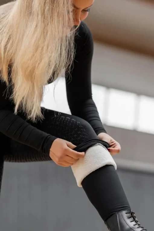 Zaczess Winter Teddy Tights Fullgrip< Ridetights Til Dame